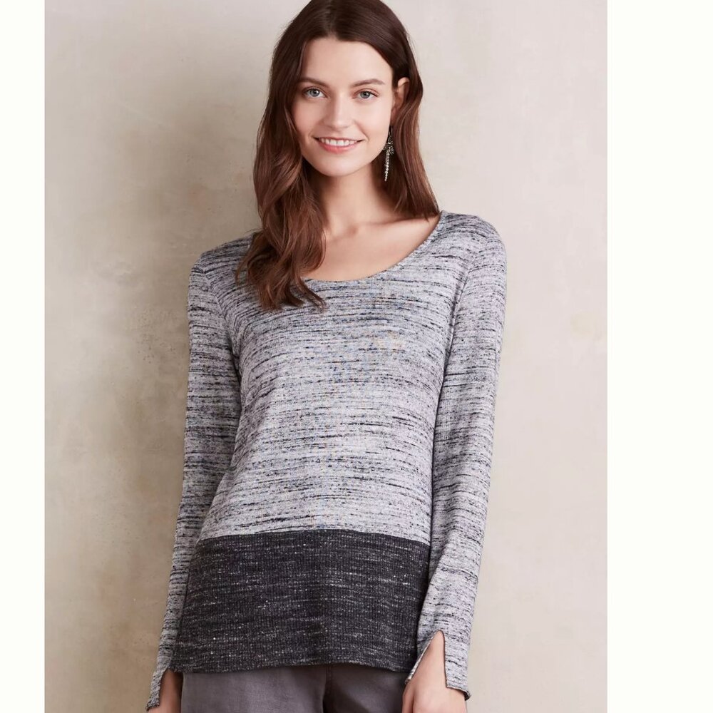 Anthropologie Dolan Left Coast Blocked Heather Pullover | Size M |